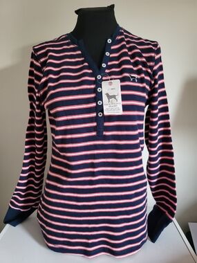 NWT The Black Dog Henley Tee